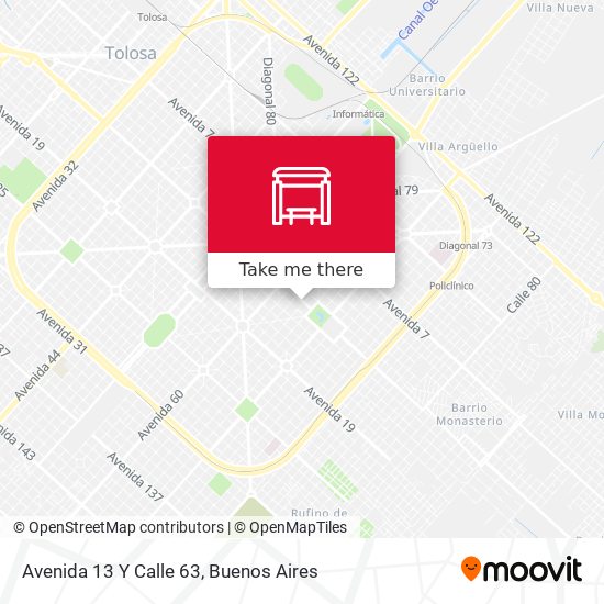Avenida 13 Y Calle 63 map