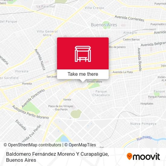 Baldomero Fernández Moreno Y Curapaligüe map