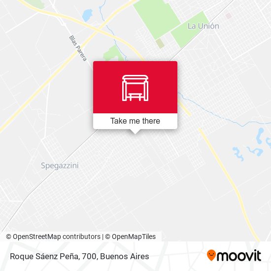 Mapa de Roque Sáenz Peña, 700