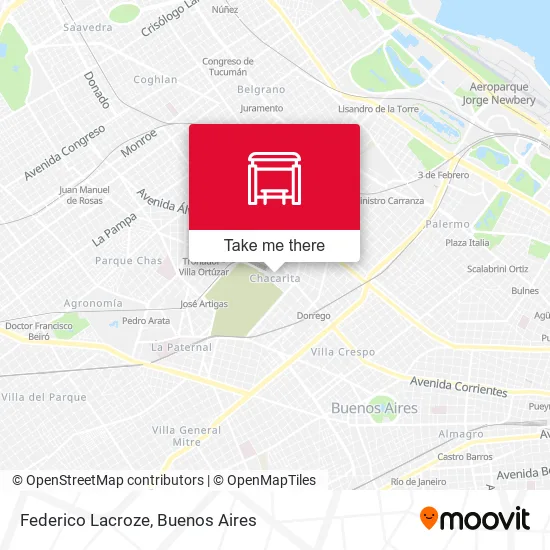 Federico Lacroze map