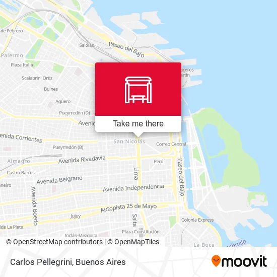 Carlos Pellegrini map