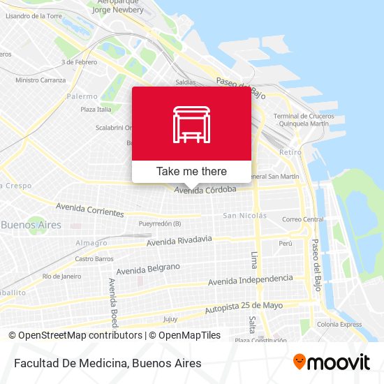 Mapa de Facultad De Medicina