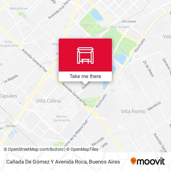 Cañada De Gómez Y Avenida Roca map