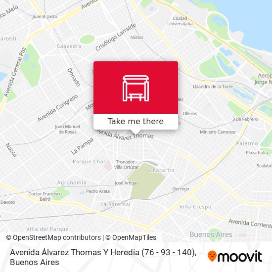 Avenida Álvarez Thomas Y Heredia (76 - 93 - 140) map