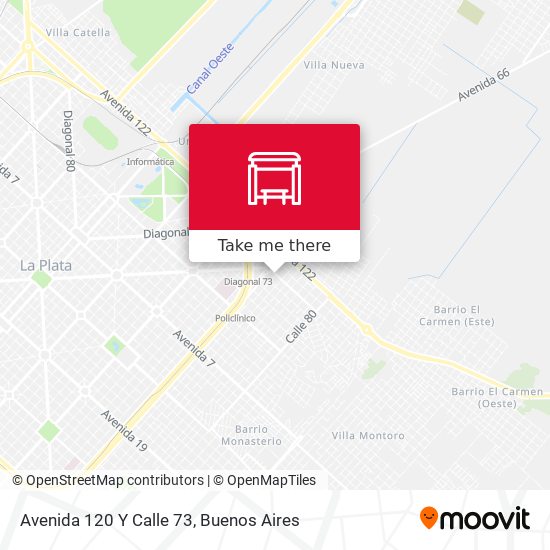 Mapa de Avenida 120 Y Calle 73