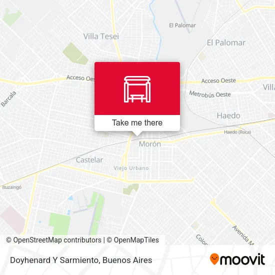 Mapa de Doyhenard Y Sarmiento