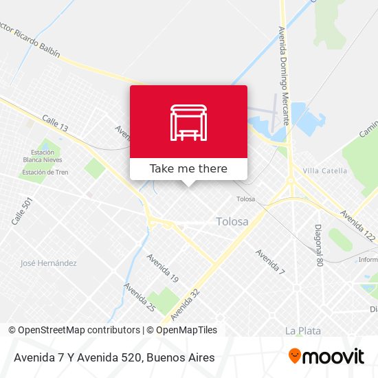 Mapa de Avenida 7 Y Avenida 520