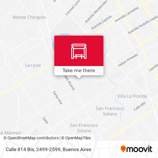 Calle 814 Bis, 2499-2599 map