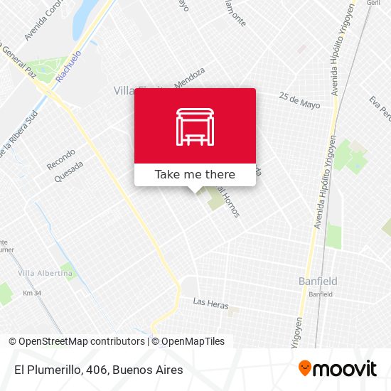 Mapa de El Plumerillo, 406