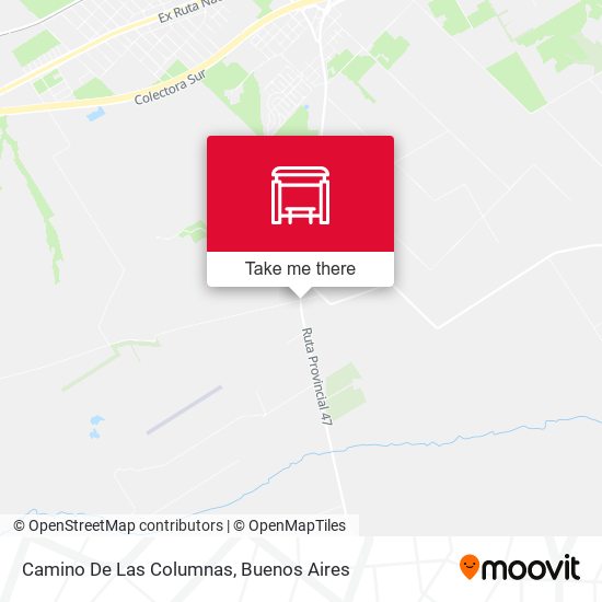 Camino De Las Columnas map