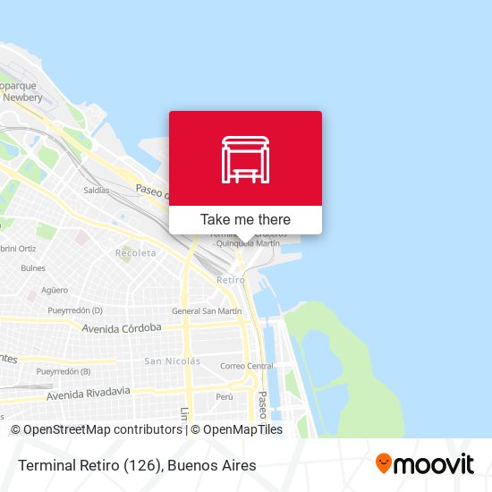 Terminal Retiro (126) map