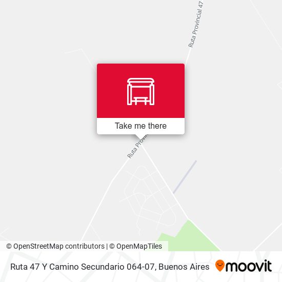 Ruta 47 Y Camino Secundario 064-07 map