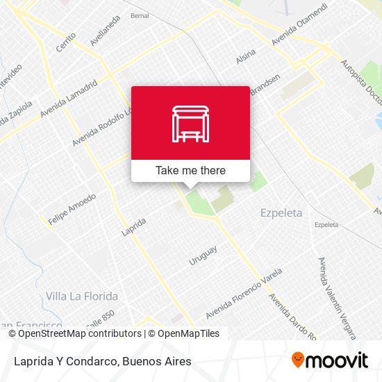 Mapa de Laprida Y Condarco