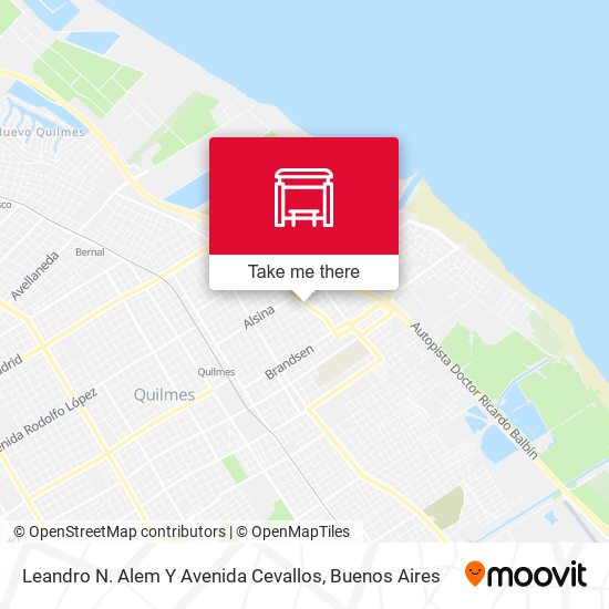 Leandro N. Alem Y Avenida Cevallos map