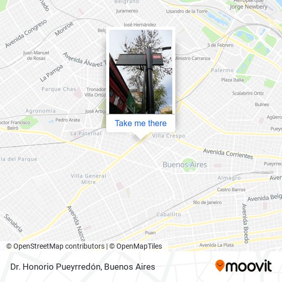 Mapa de Dr. Honorio Pueyrredón