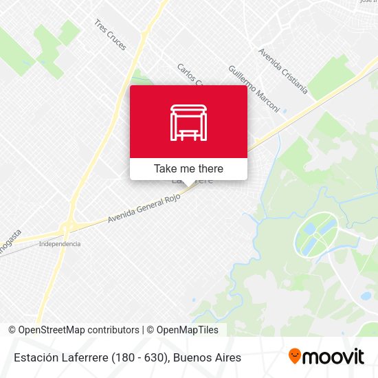 Estación Laferrere (180 - 630) map