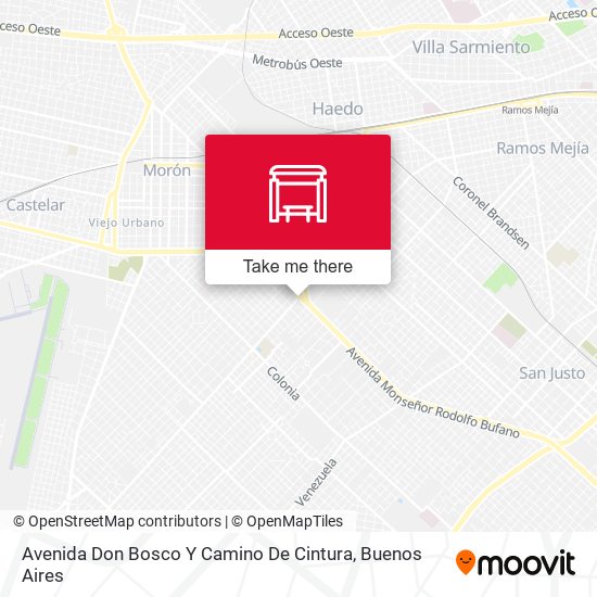 Avenida Don Bosco Y Camino De Cintura map