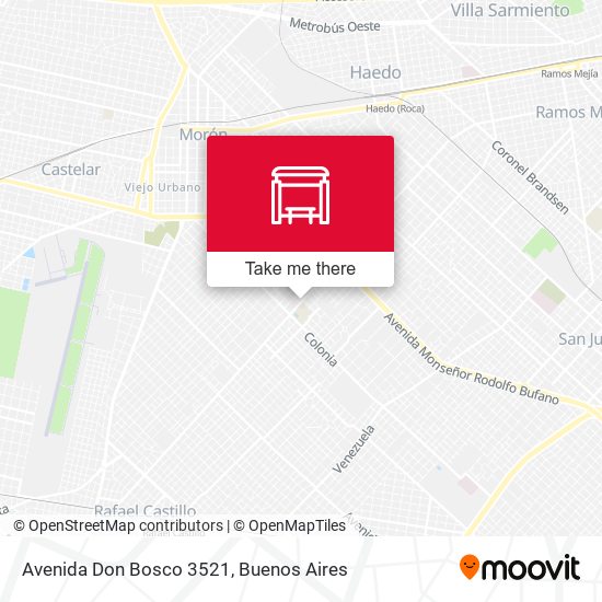 Avenida Don Bosco 3521 map
