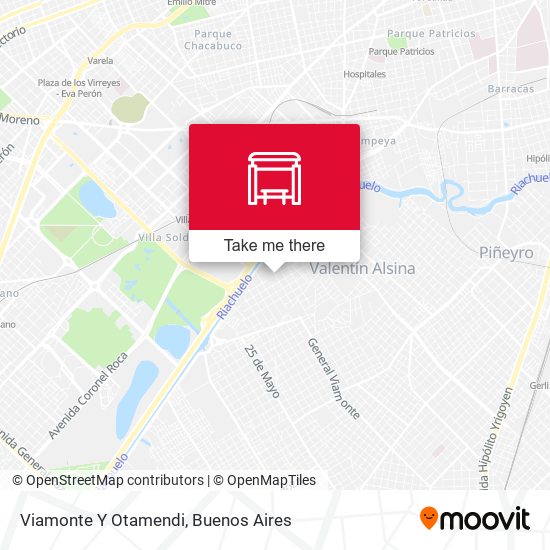 Viamonte Y Otamendi map