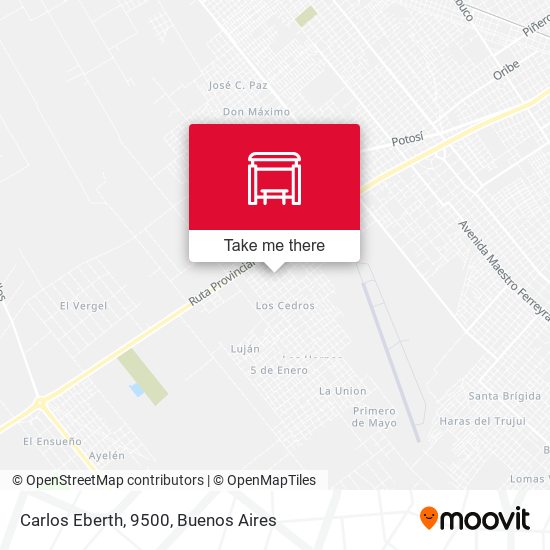 Carlos Eberth, 9500 map