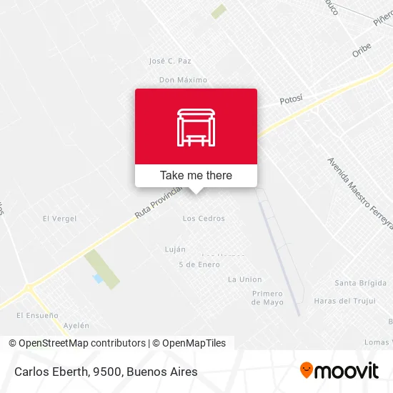 Carlos Eberth, 9500 map