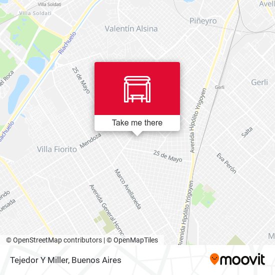 Mapa de Tejedor Y Miller