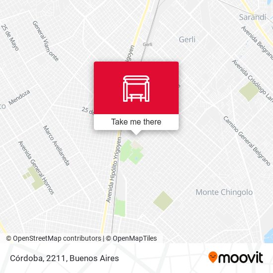 Córdoba, 2211 map