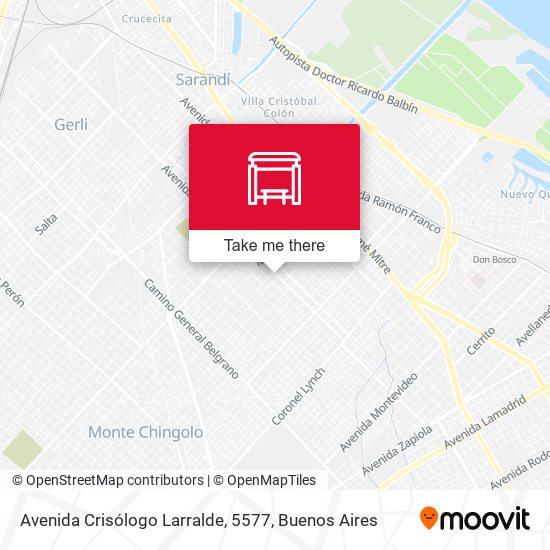 Avenida Crisólogo Larralde, 5577 map