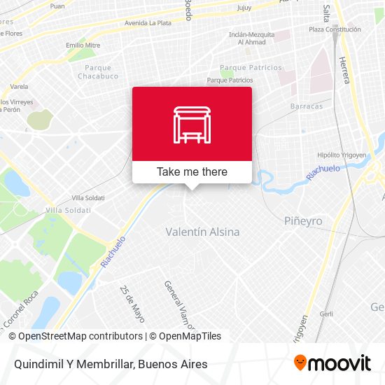 Mapa de Quindimil Y Membrillar