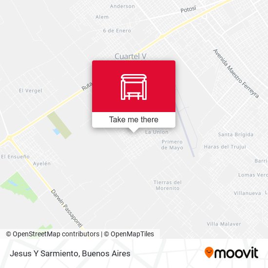 Mapa de Jesus Y Sarmiento
