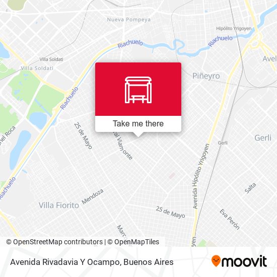 Mapa de Avenida Rivadavia Y Ocampo