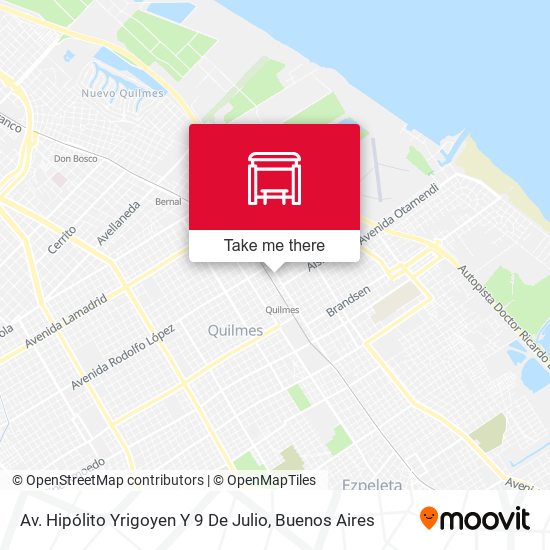 Av. Hipólito Yrigoyen Y 9 De Julio map