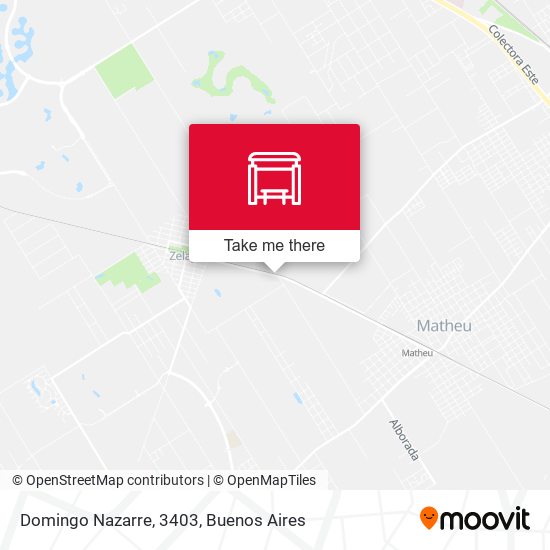 Domingo Nazarre, 3403 map