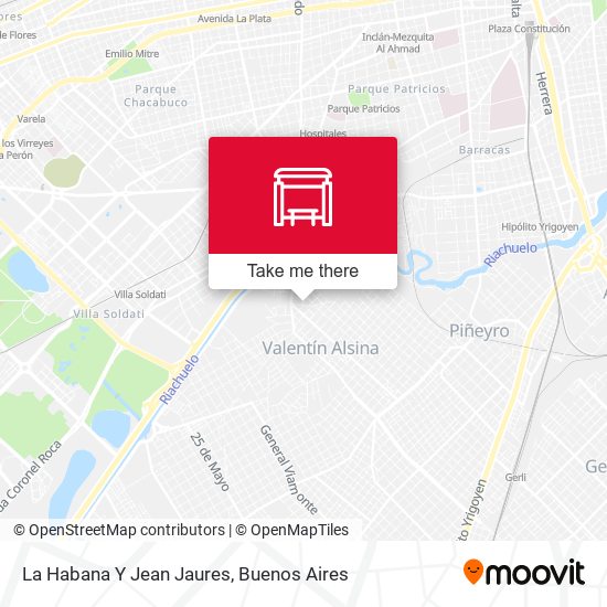 Mapa de La Habana Y Jean Jaures