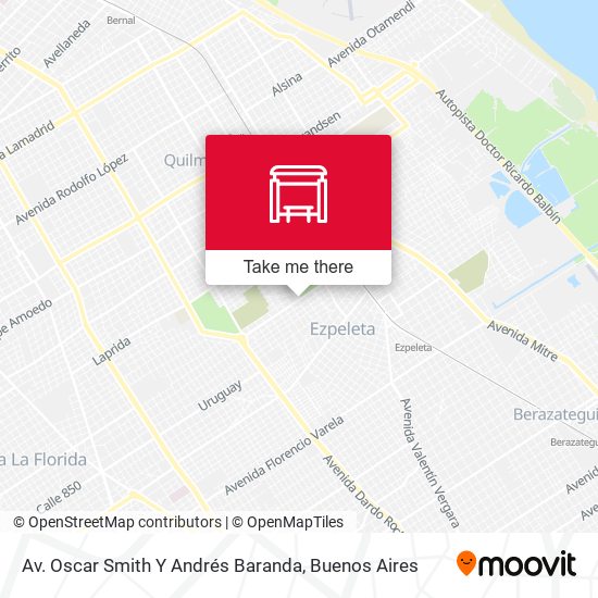 Av. Oscar Smith Y Andrés Baranda map