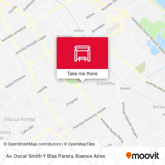 Av. Oscar Smith Y Blas Parera map