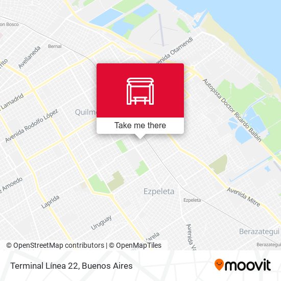 Terminal Línea 22 map