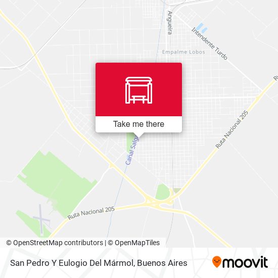 San Pedro Y Eulogio Del Mármol map