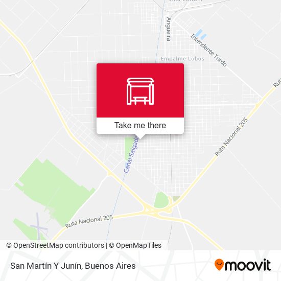 Mapa de San Martín Y Junín