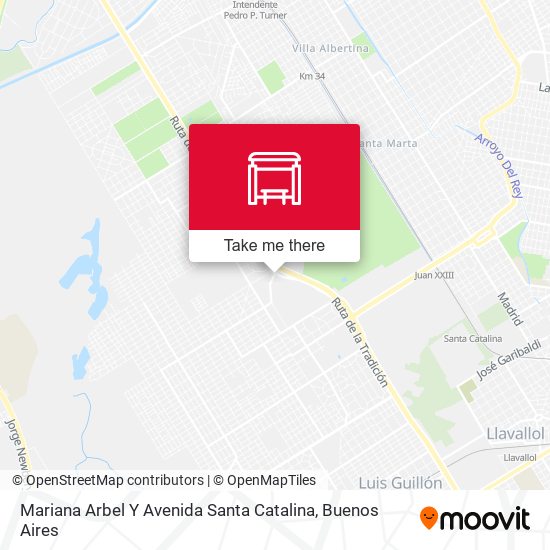 Mariana Arbel Y Avenida Santa Catalina map