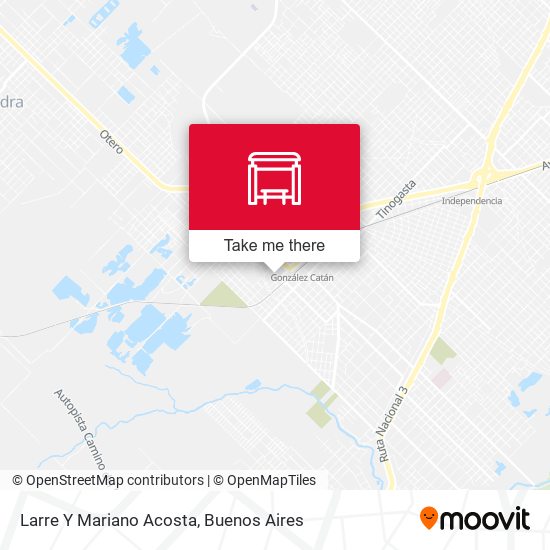 Larre Y Mariano Acosta map