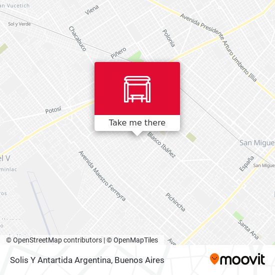 Solis Y Antartida Argentina map