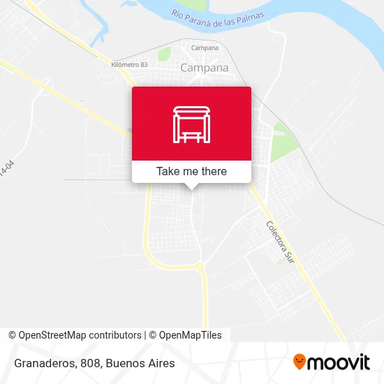 Granaderos, 808 map