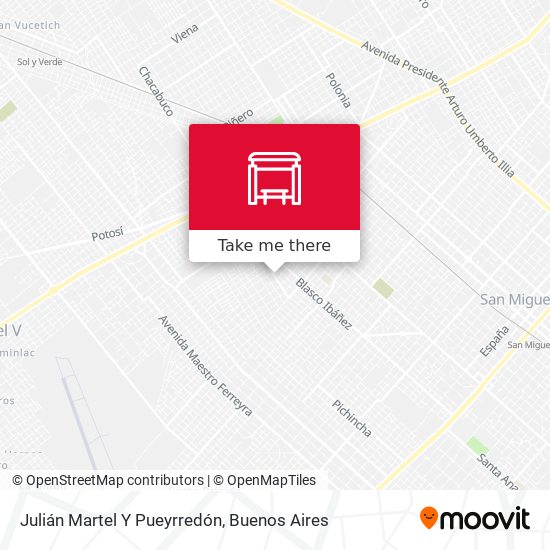 Julián Martel Y Pueyrredón map