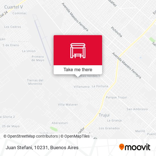 Juan Stefani, 10231 map