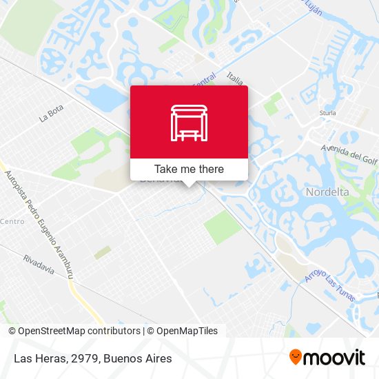 Mapa de Las Heras, 2979