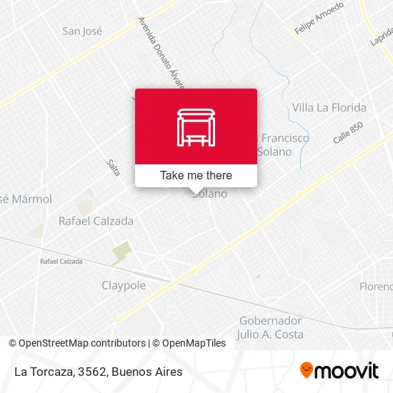 La Torcaza, 3562 map