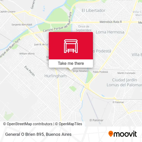 General O Brien 895 map