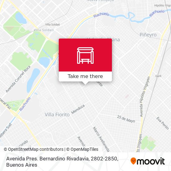 Avenida Pres. Bernardino Rivadavia, 2802-2850 map