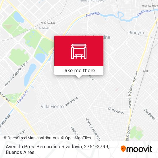 Avenida Pres. Bernardino Rivadavia, 2751-2799 map
